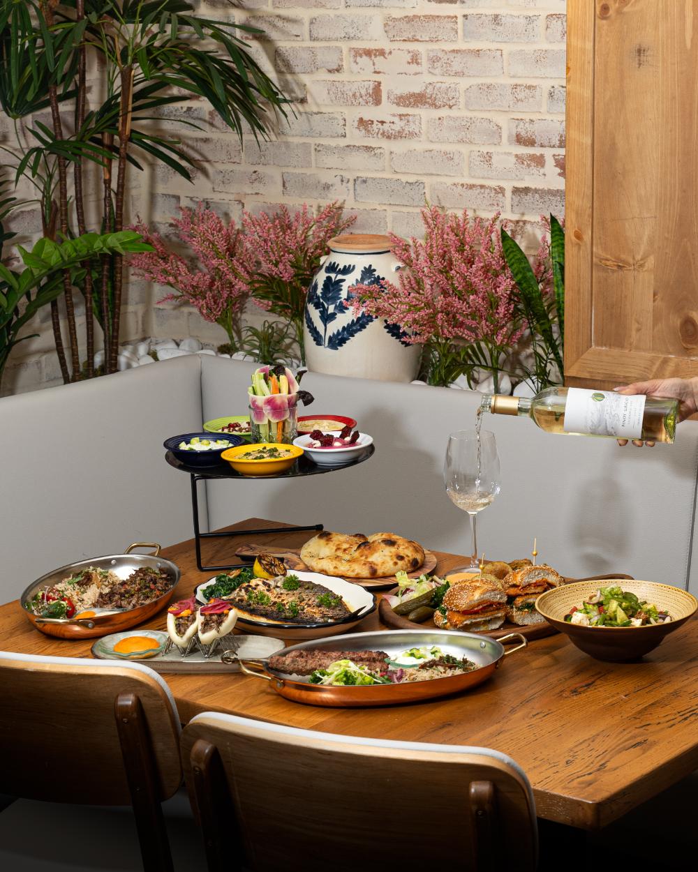 Plated fish dish at Dear Margo